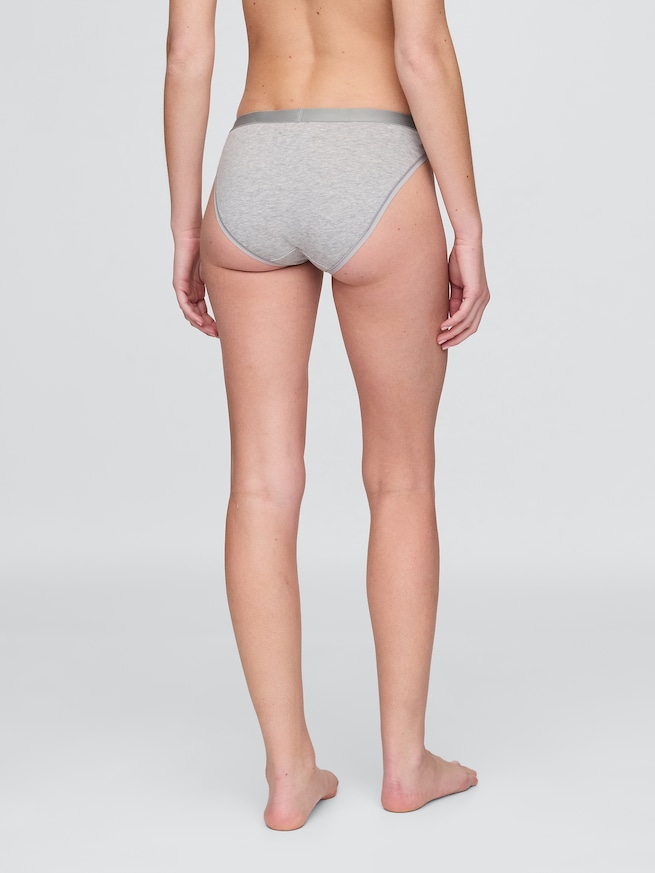 オーガニック ストレッチコットン GAPロゴ ビキニショーツ-1