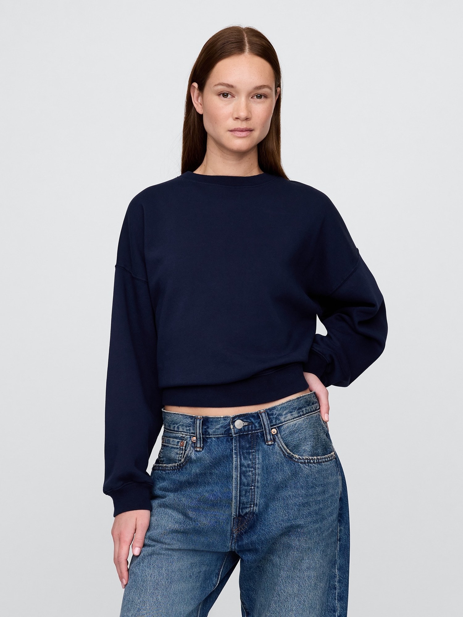 VintageSoft Wedge Crewneck Sweatshirt