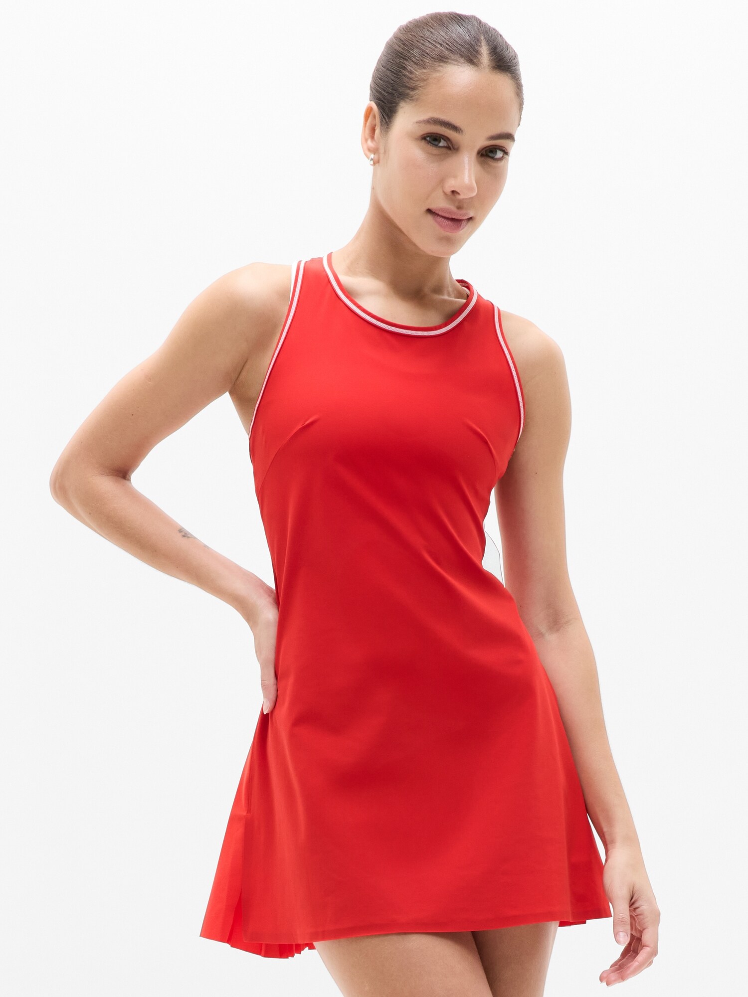 green emerald velvet dress Athletic Fit Dress Shirt in Pink main image 0
