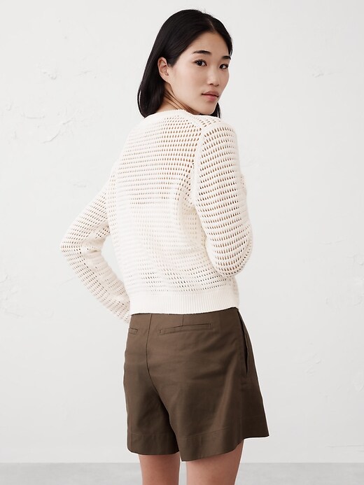 Open Stitch Cardigan Sweater | Banana Republic Factory