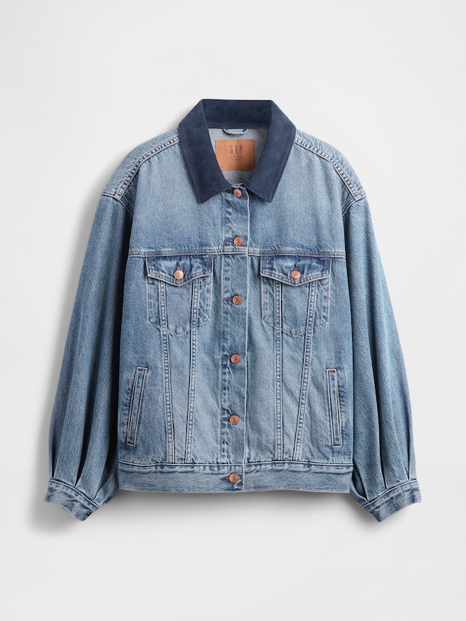 Gap × DÔEN オーバーサイズ アイコンデニムジャケット-5