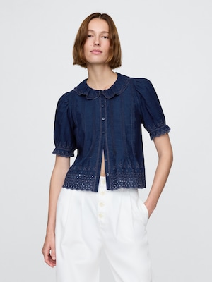 Gap × DÔEN アイレットシャツ