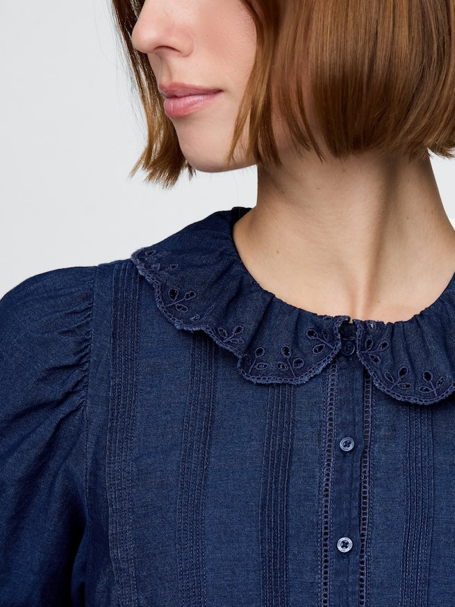 Gap × DÔEN アイレットシャツ-3