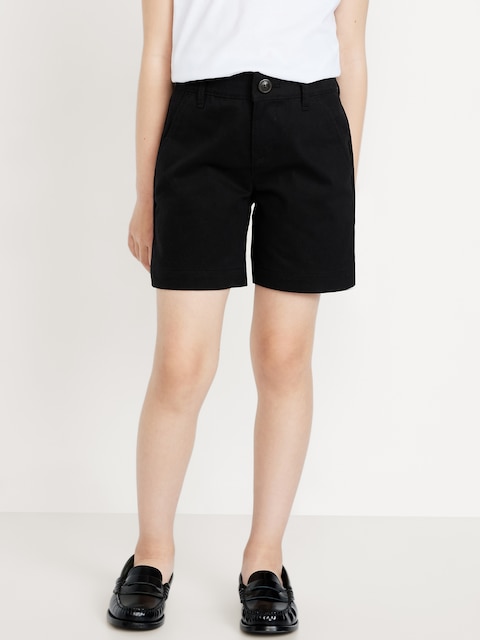 School Uniform Twill Bermuda Shorts for Girls