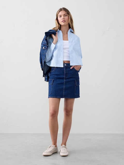 Boxy Button-Down Shirt