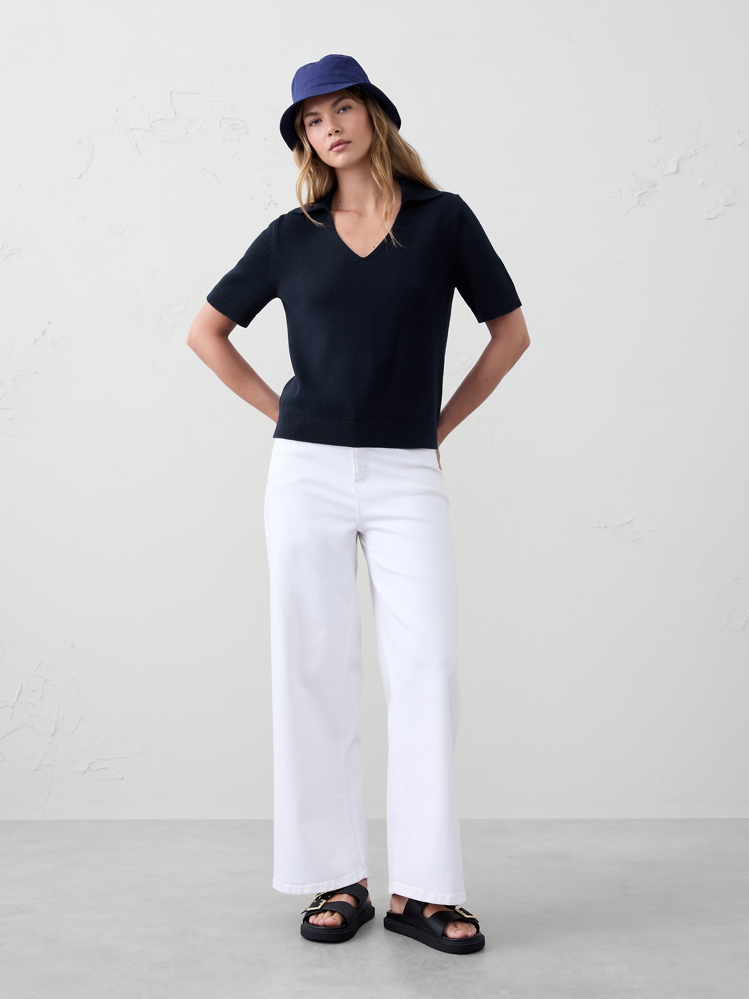 Collared Pullover Sweater