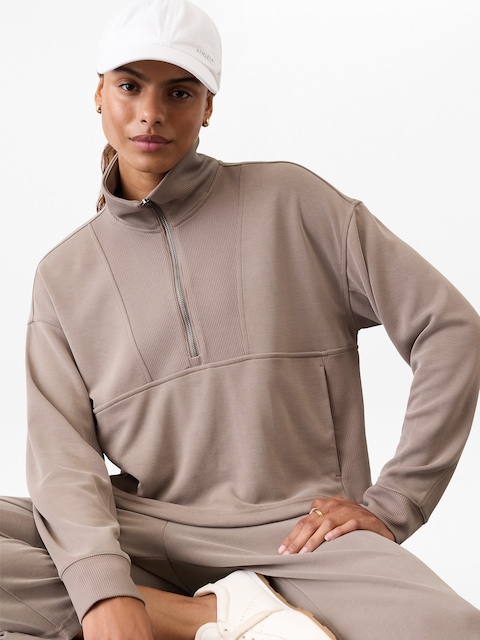 Seasoft Rib 1/4 Zip Popover
