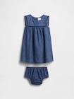 Gap × DÔEN デニム セーラーワンピース (幼児・ベビー)-3