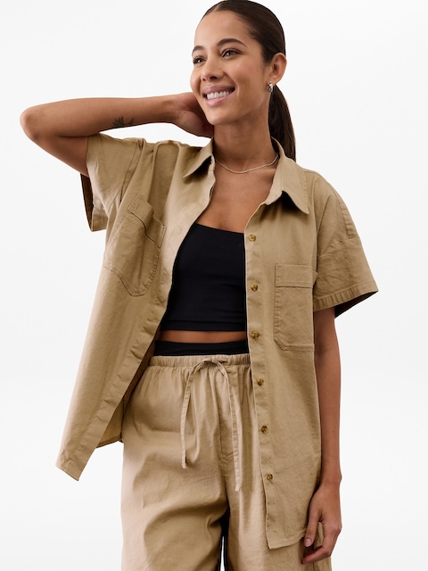 Paradise Oversized Short Sleeve Top