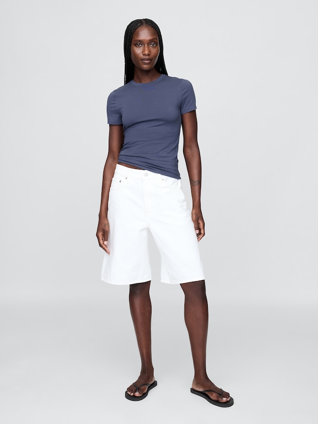 クロースニット ジャージーTシャツ-1