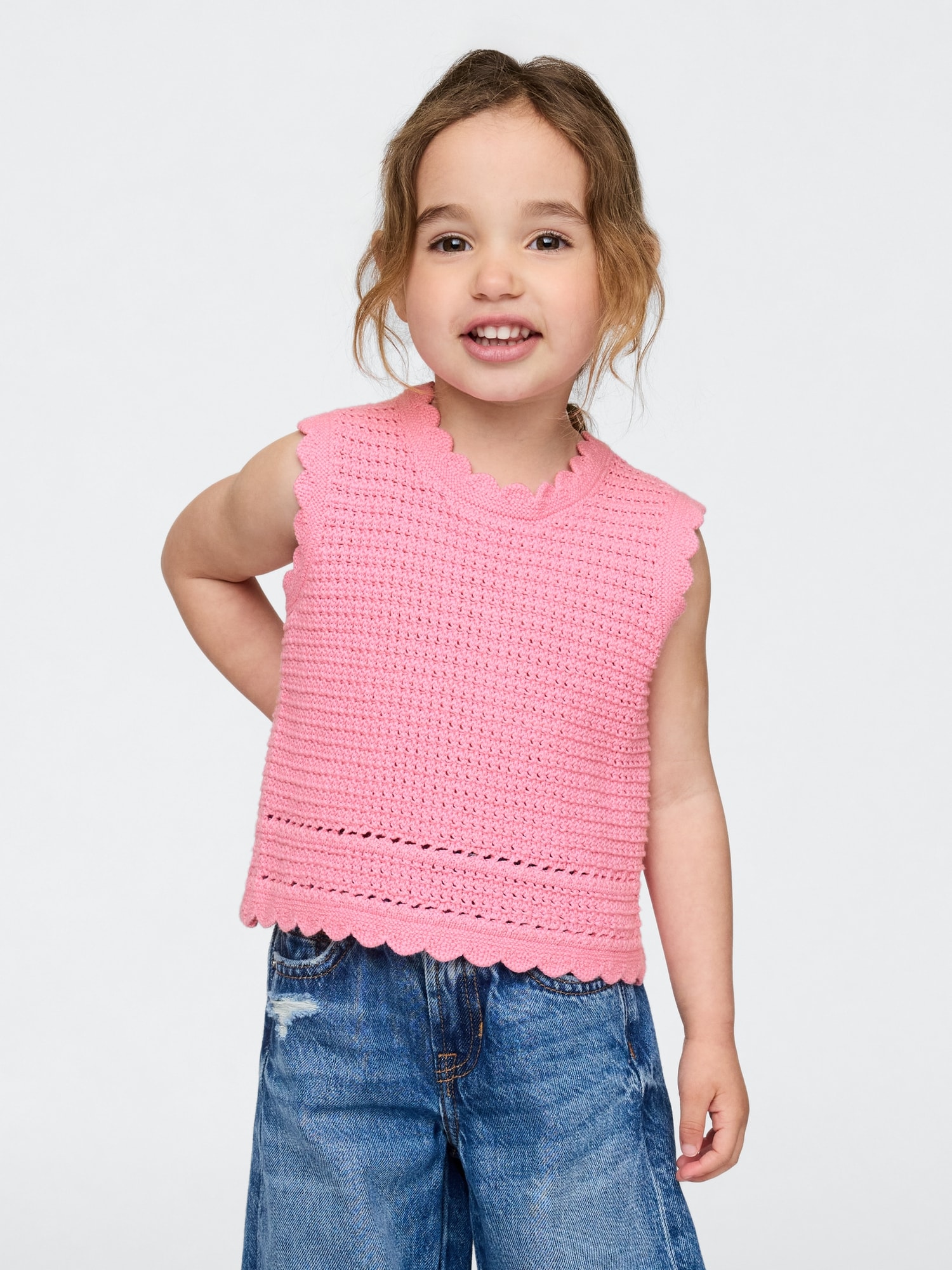 Gap スカラップ クロシェトップス (幼児・ベビー) Gap スカラップ クロシェトップス (幼児・ベビー)