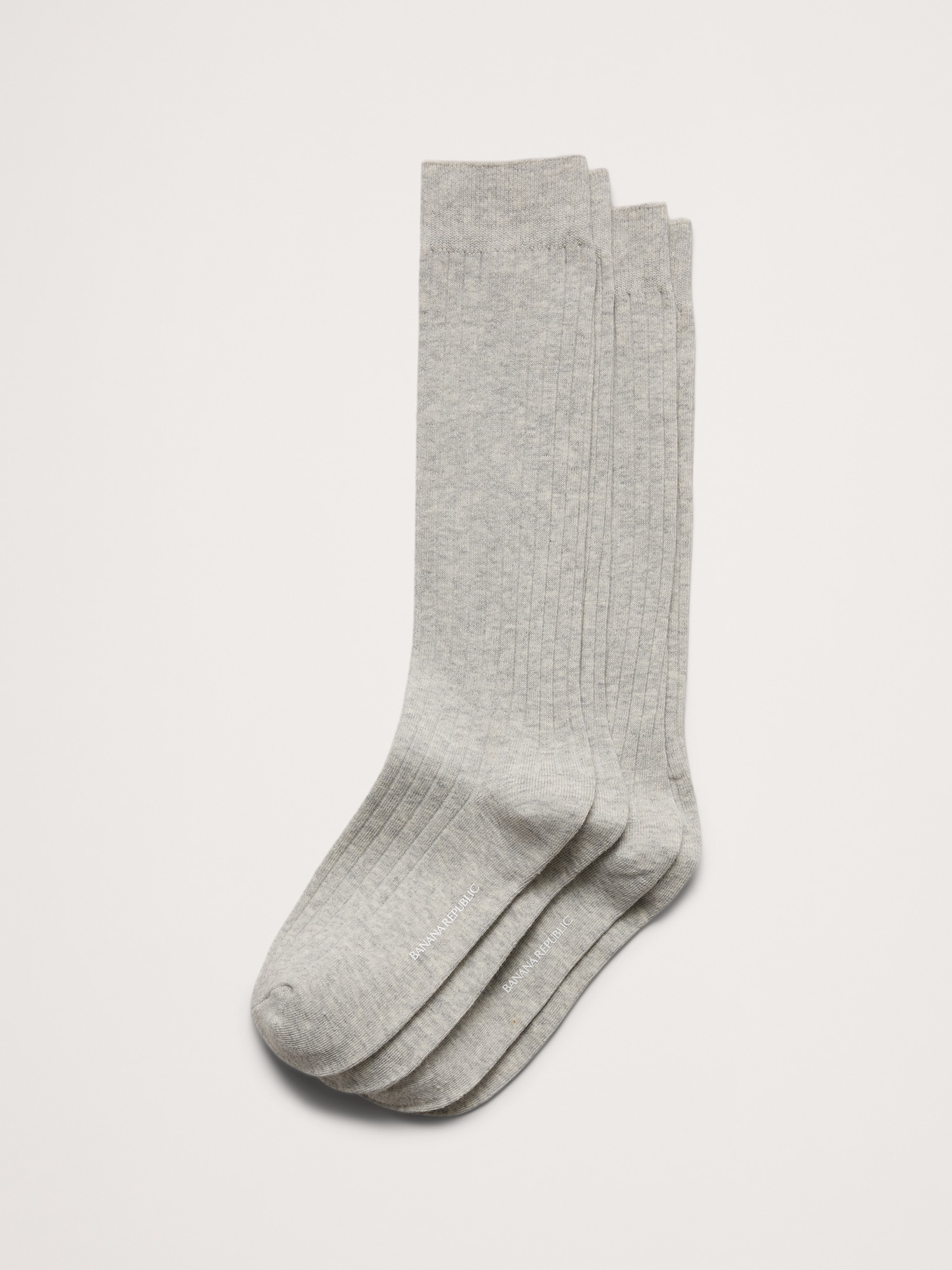 PAQUET DE DEUX PAIRES DE CHAUSSETTES HABILLÉES CÔTELÉES