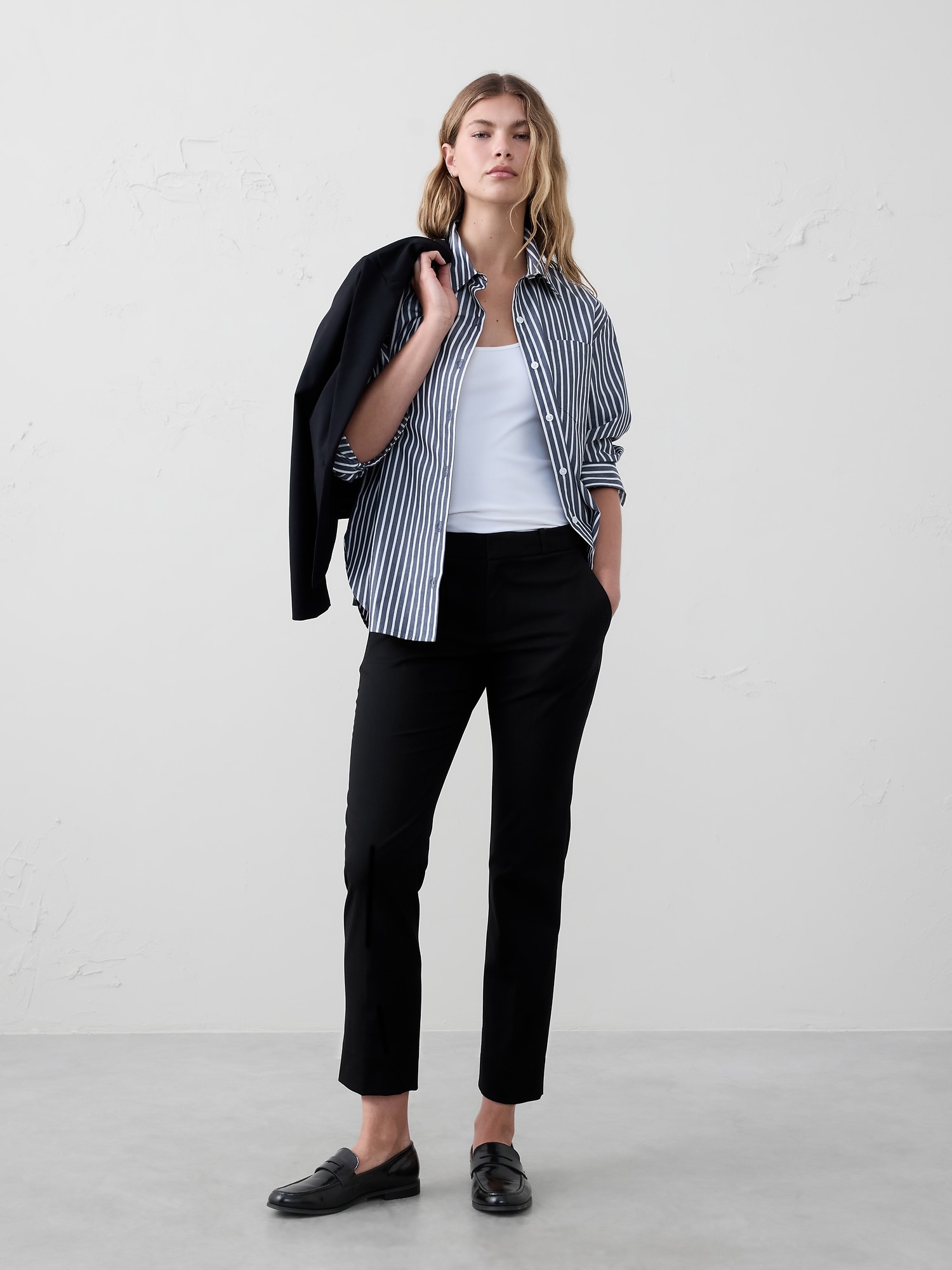 Ryan Curvy Stretch Twill Ankle Pant