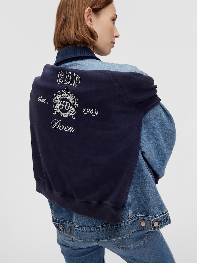 Gap × DÔEN ヴィンテージソフト GAPロゴ スウェットシャツ-4