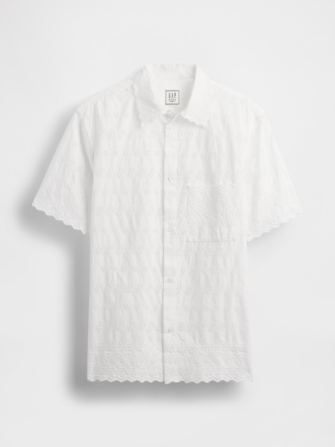 Gap × DÔEN アイレットシャツ（ユニセックス）-6