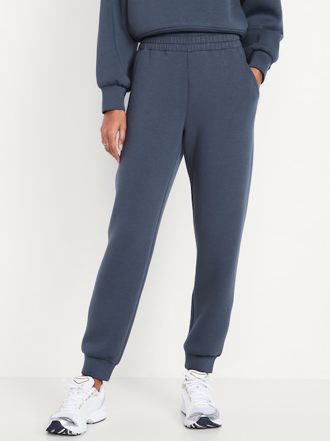 High-Waisted Bounce Fleece Jogger Sweatpants