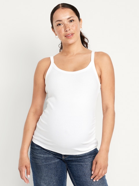 Maternity Ribbed Cami Tank Top