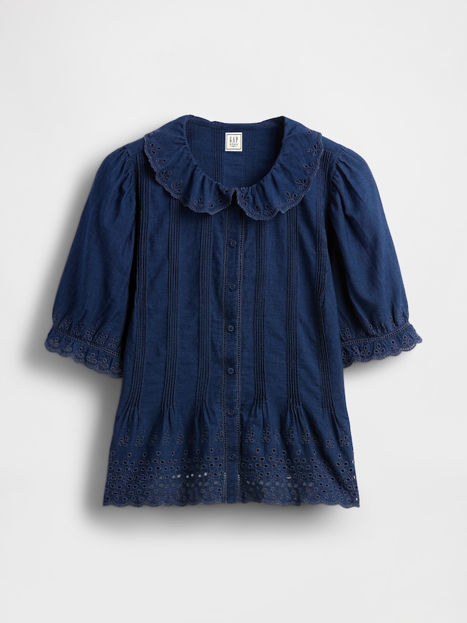 Gap × DÔEN アイレットシャツ-5