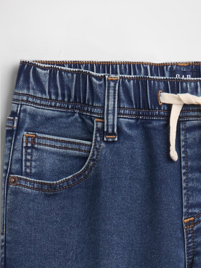 プルオン スリム スウェットパンツデニム (キッズ)-2