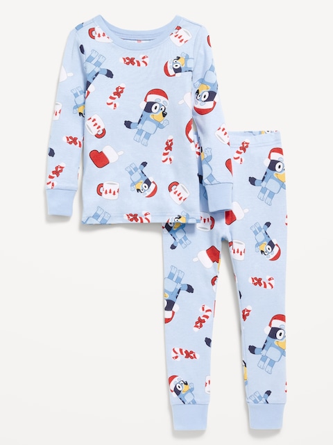 Bluey™ Unisex Graphic Snug-Fit Pajama Set for Toddler & Baby