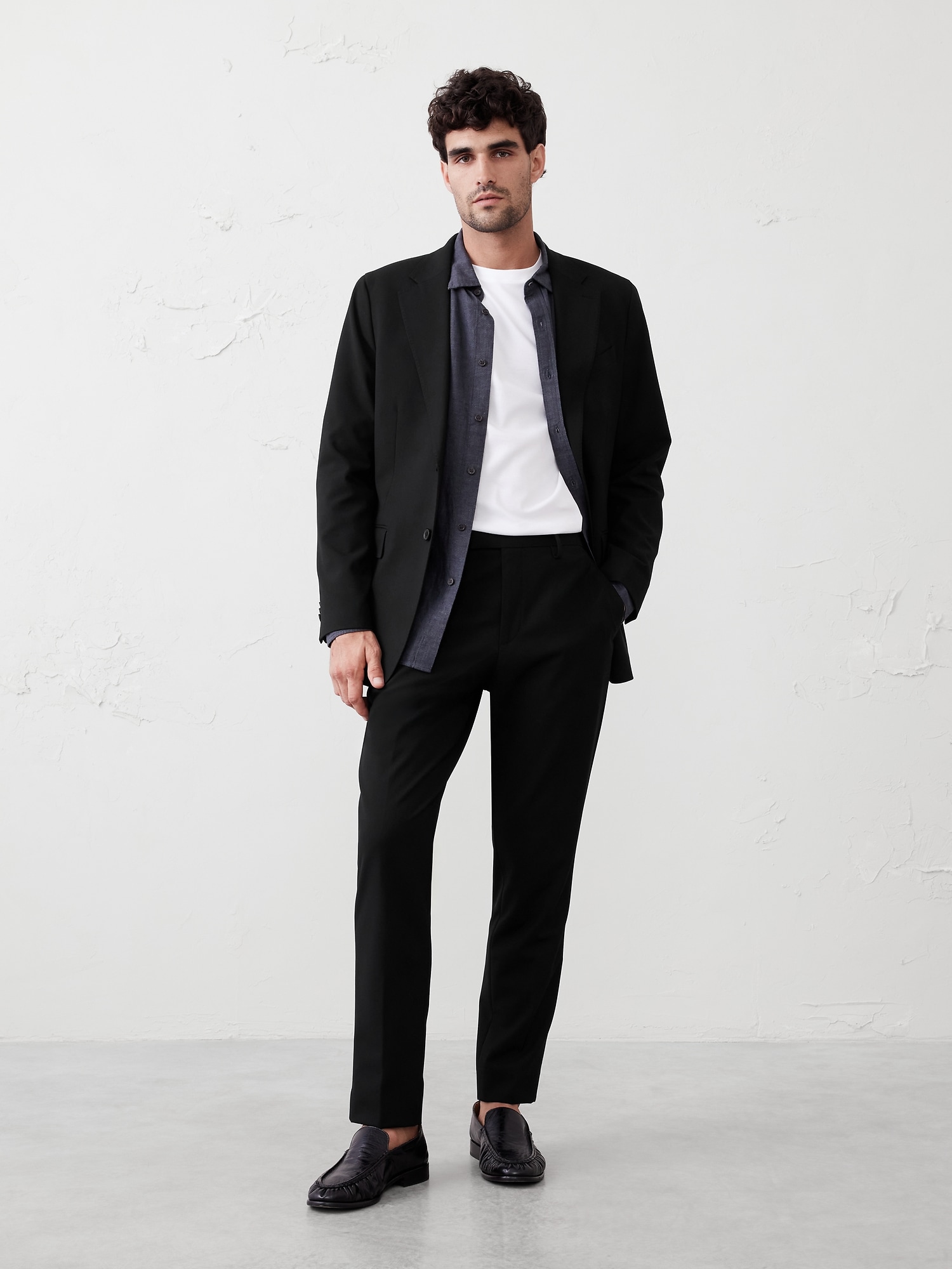 Plain Weave Suit Trouser