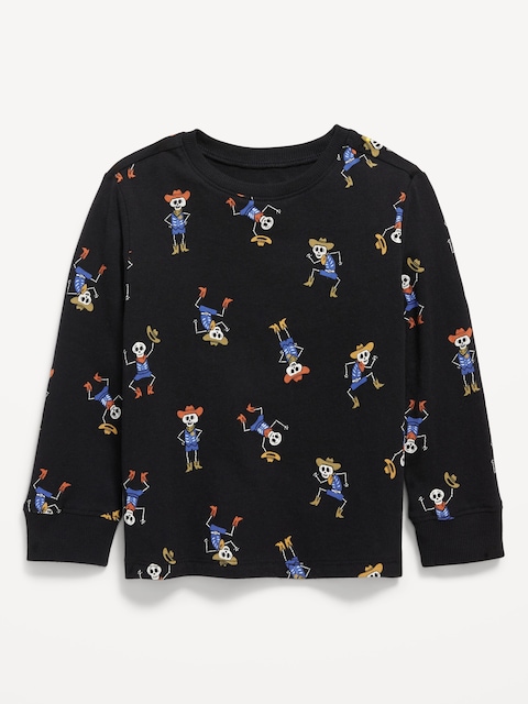 Printed Long-Sleeve T-Shirt for Toddler Boys