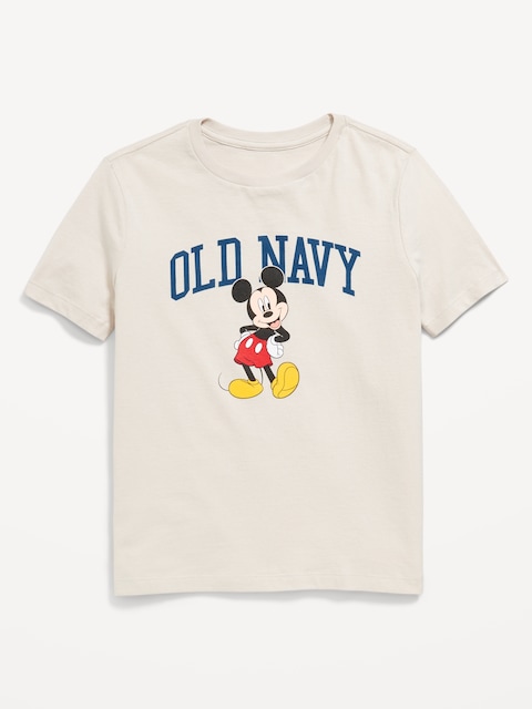Old Navy x Disney© Gender-Neutral Mickey Logo-Graphic T-Shirt for Kids