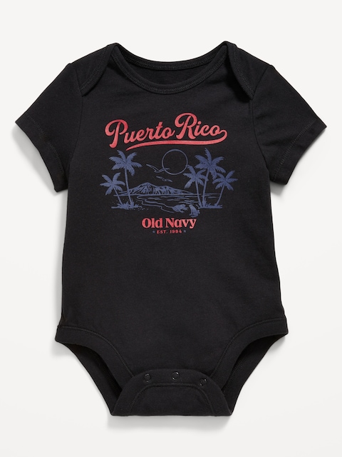 Short-Sleeve Graphic Bodysuit for Baby