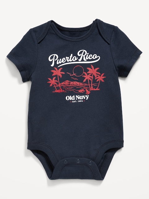 Short-Sleeve Graphic Bodysuit for Baby