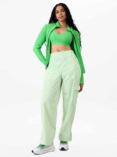 Cascade High Rise Cargo Poplin Pant