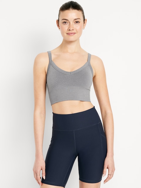 SOUTIEN-GORGE DE SPORT LONG À MAINTIEN LÉGER FLUIDITÉ SANS COUTURES
