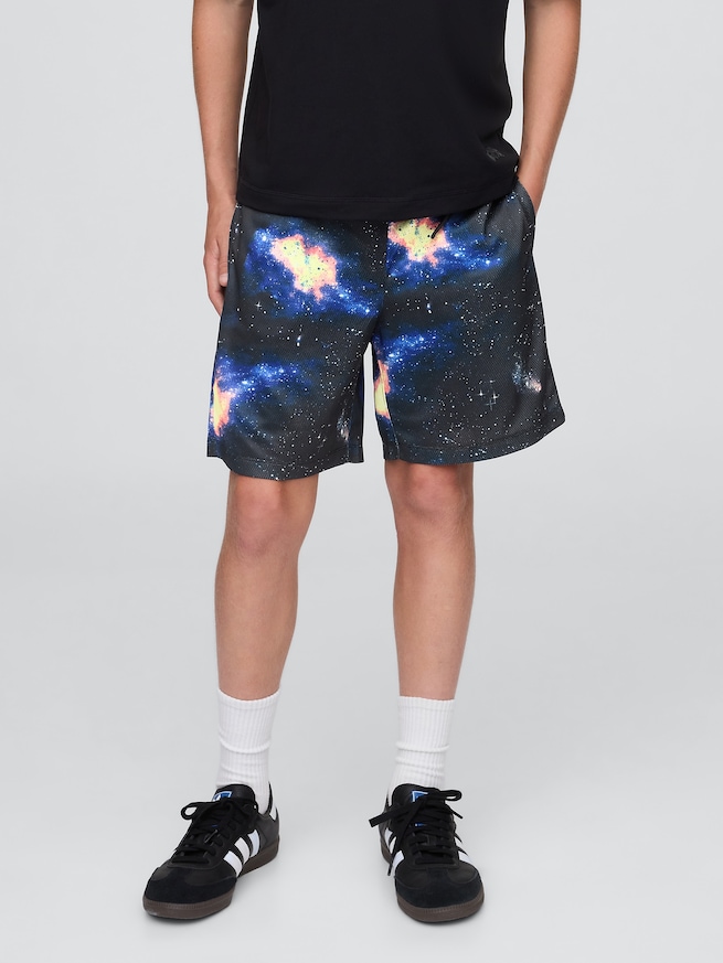 GapFit 6インチ リサイクル メッシュ イージーショートパンツ-3