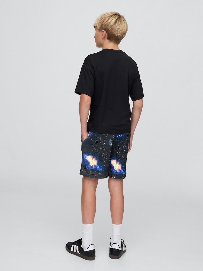 GapFit 6インチ リサイクル メッシュ イージーショートパンツ-2