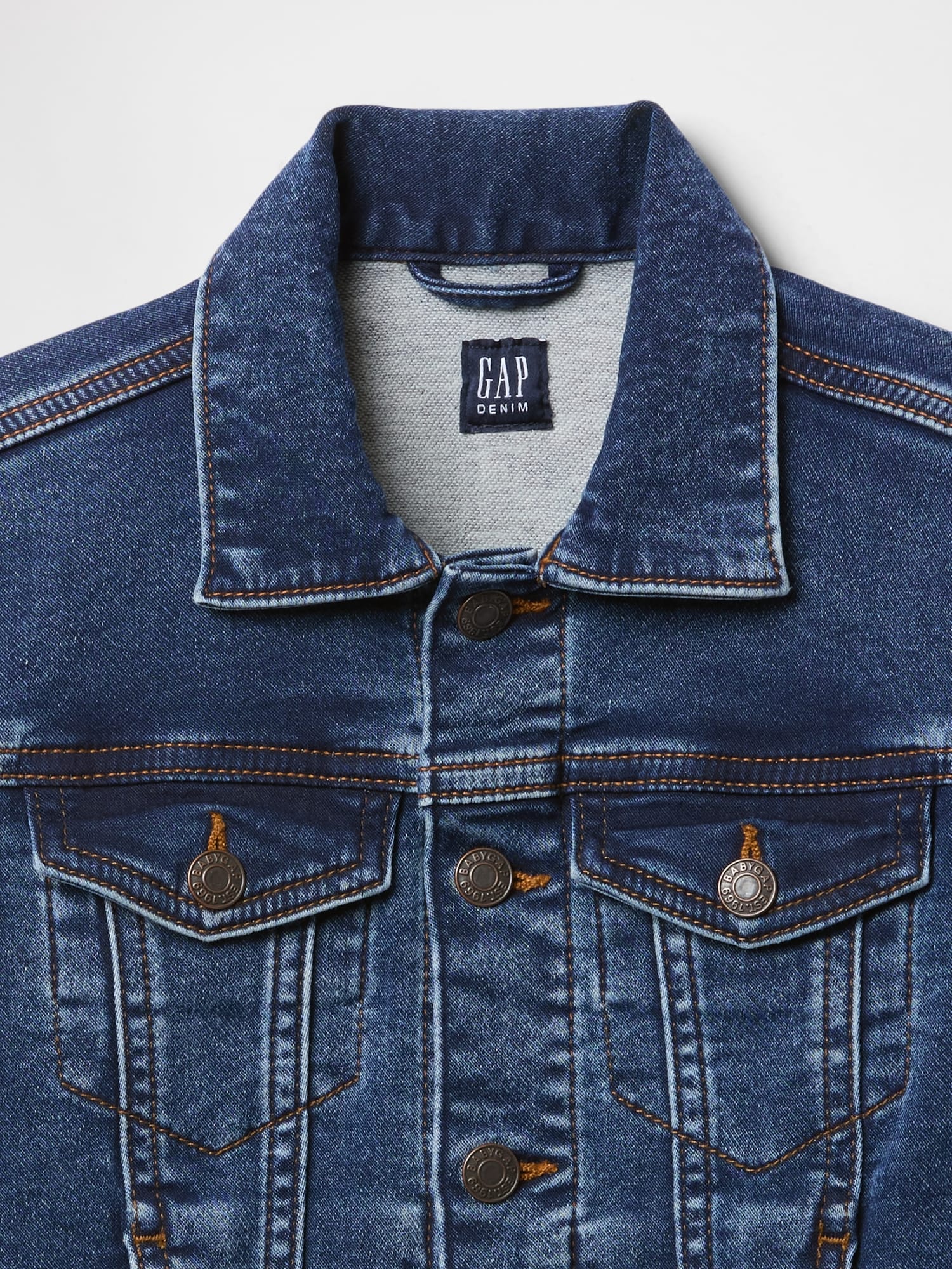 babyGap スウェット アイコン デニムジャケット-2