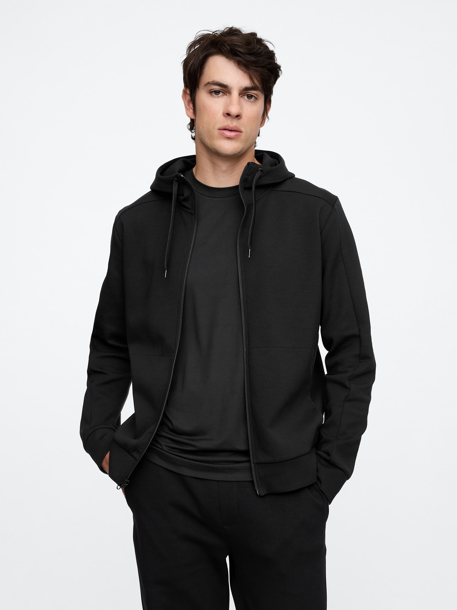 GAP ブラック フード付きパーカーL Gap公式オンラインストア | ヴィンテージソフト ジップアップ
