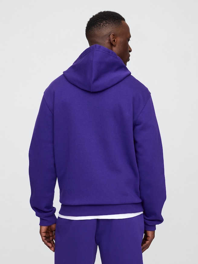 リラックス GAPロゴ ジップアップパーカー-1