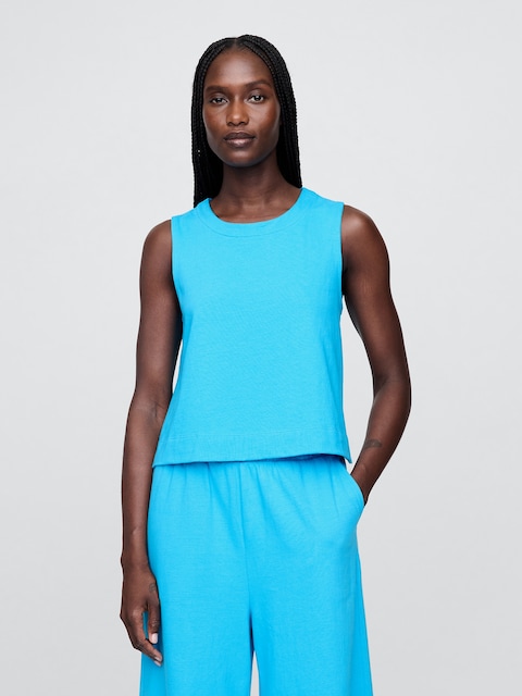 CAMISOLE EN DENIM DOUCEUR SUPRÊME