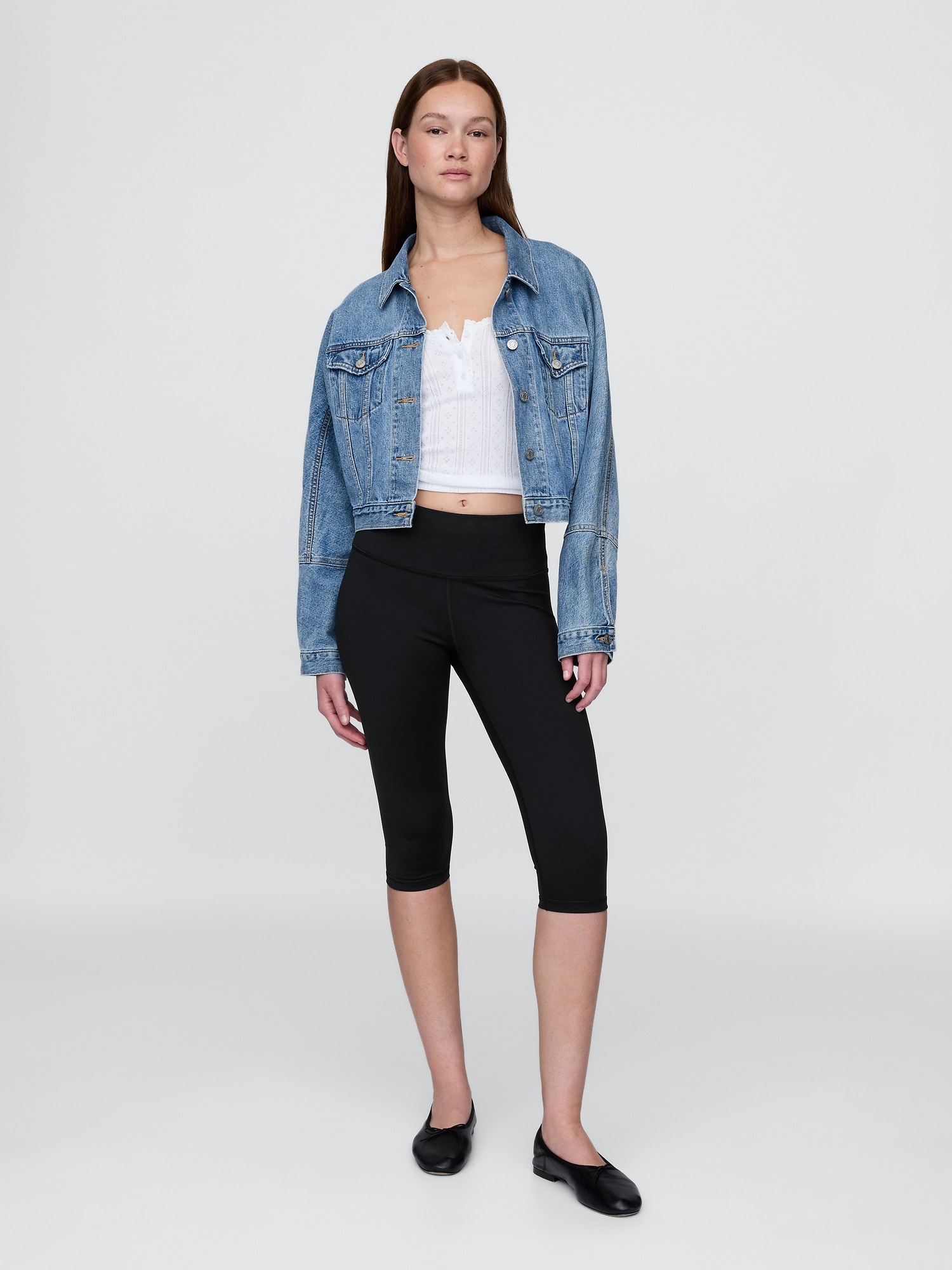 GapFit High Rise Power Crop Leggings