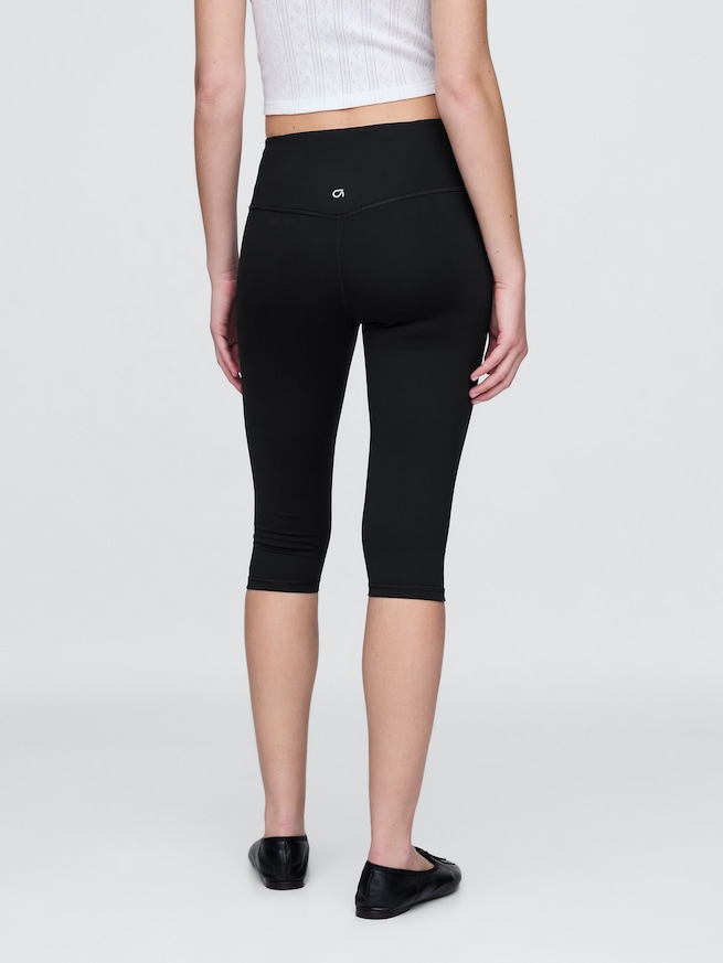 GapFit ハイライズ パワー クロップドレギンス-3
