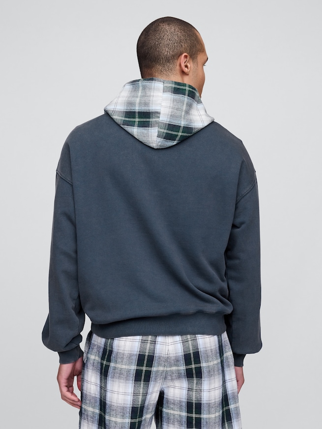 Gap × Malbon ヘビーウェイト フレンチテリー ロゴパーカー-4