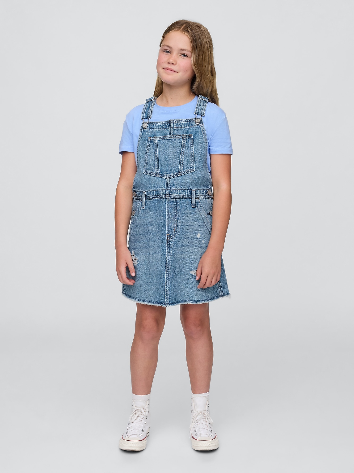 Gap デニム ピナフォアワンピース (キッズ) Gap デニム ピナフォアワンピース (キッズ)