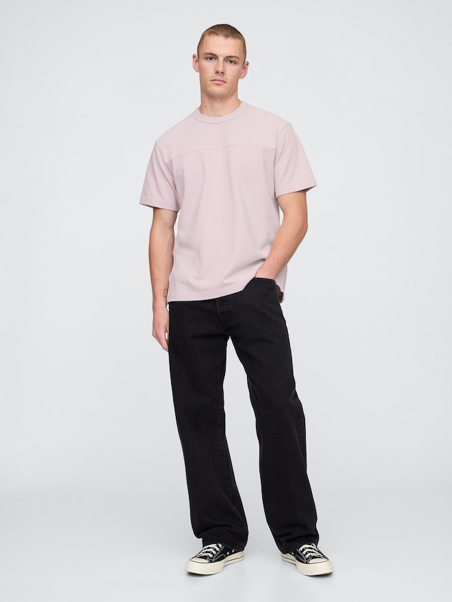 ピケ リラックスTシャツ-1