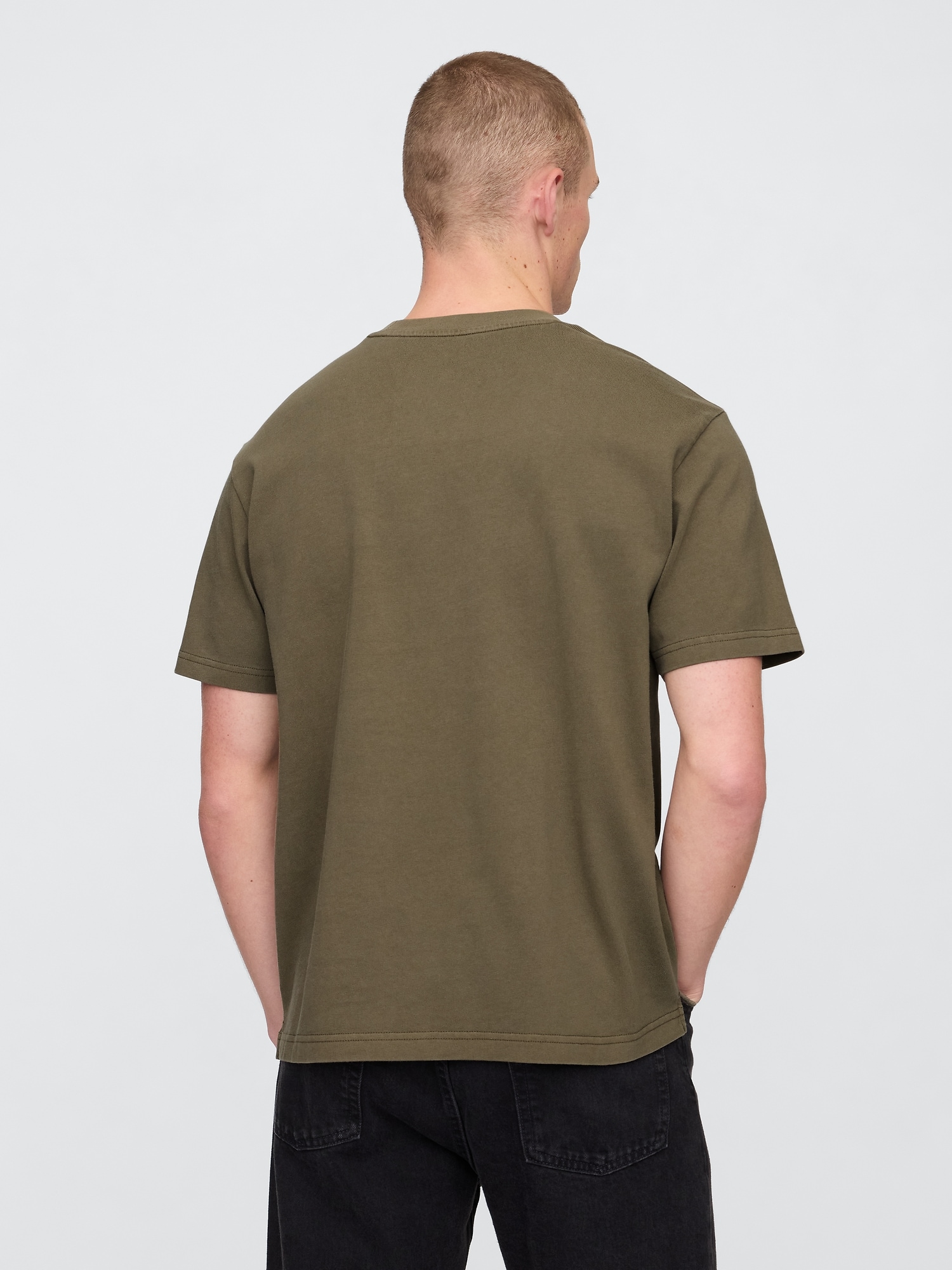 ヘビーウェイト リラックスフィットTシャツ (ユニセックス)-2