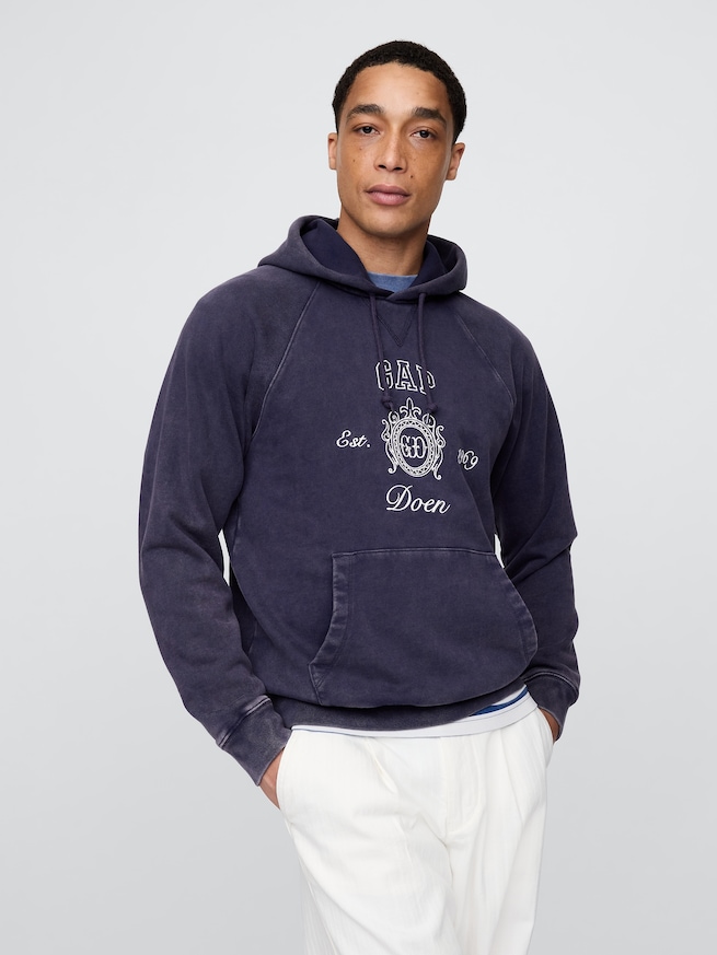 Gap × DÔEN ヘビーウェイト ラグラン ロゴパーカー（ユニセックス）-4