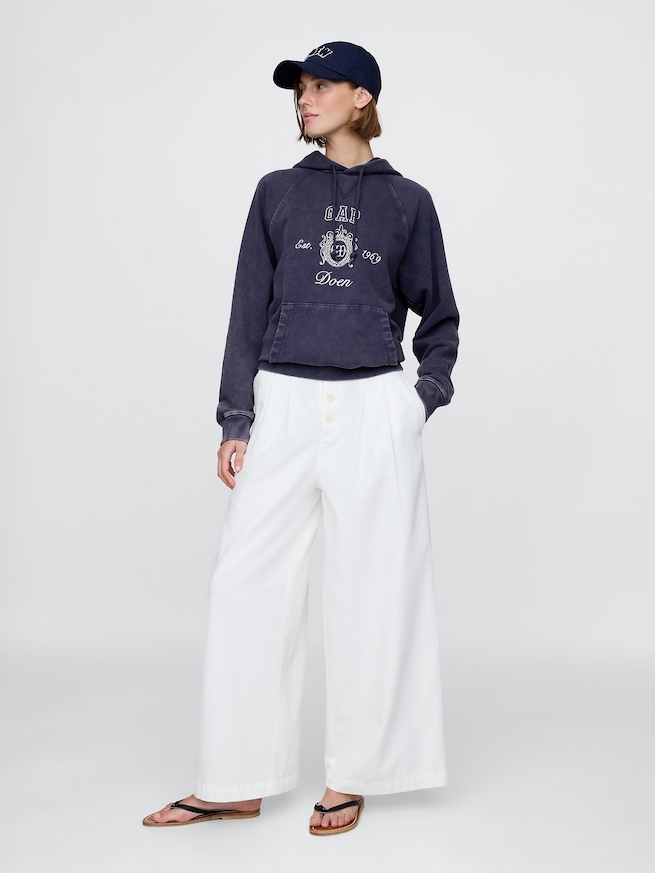 Gap × DÔEN ヘビーウェイト ラグラン ロゴパーカー（ユニセックス）-1