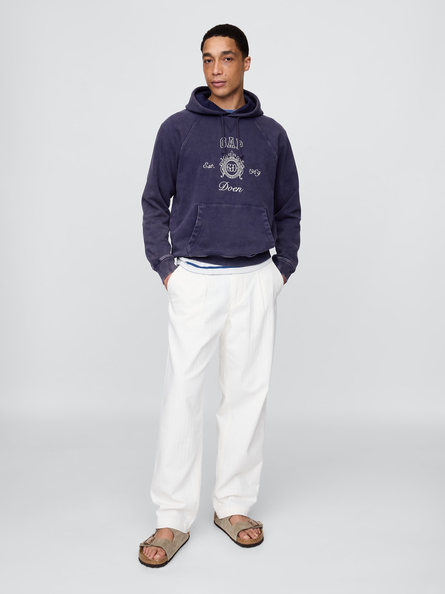 Gap × DÔEN ヘビーウェイト ラグラン ロゴパーカー（ユニセックス）-6