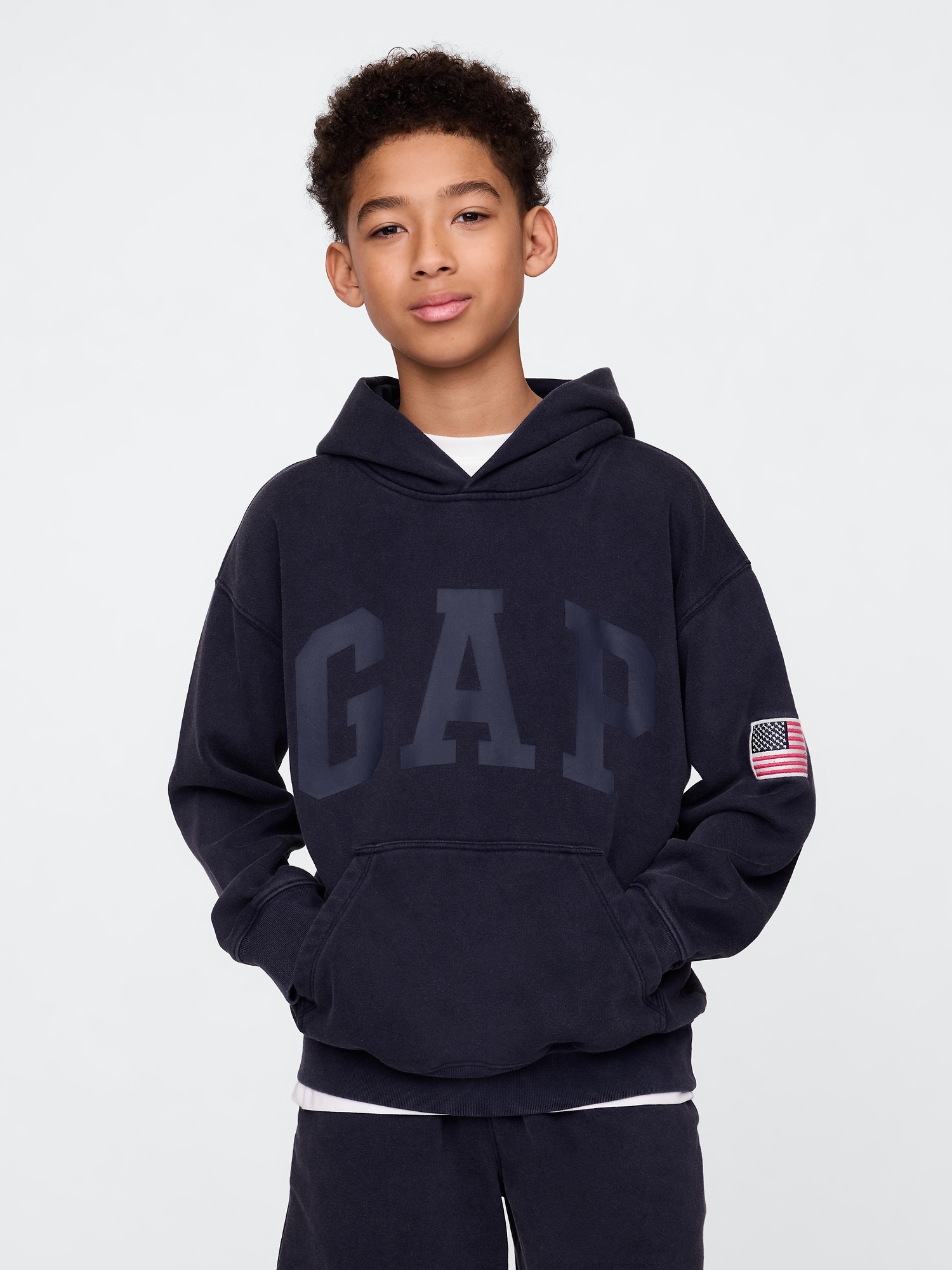 Gap ヴィンテージソフト GAPロゴパーカー (キッズ) Gap ヴィンテージソフト GAPロゴパーカー (キッズ)