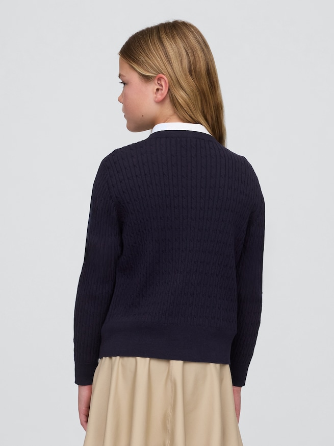 ユニフォーム カーディガンセーター (キッズ)-2