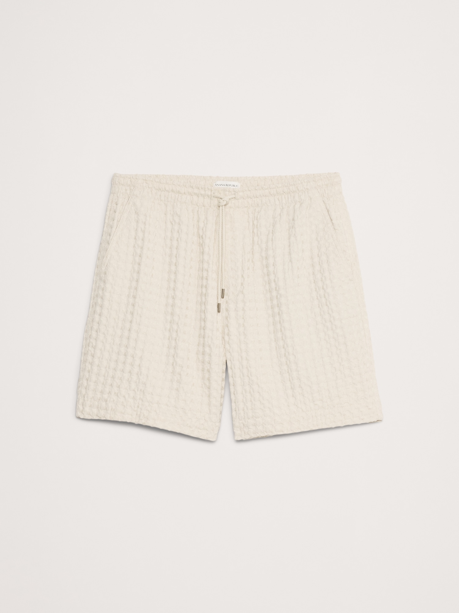 7インチ ワッフルコットン プルオンショートパンツ-3
