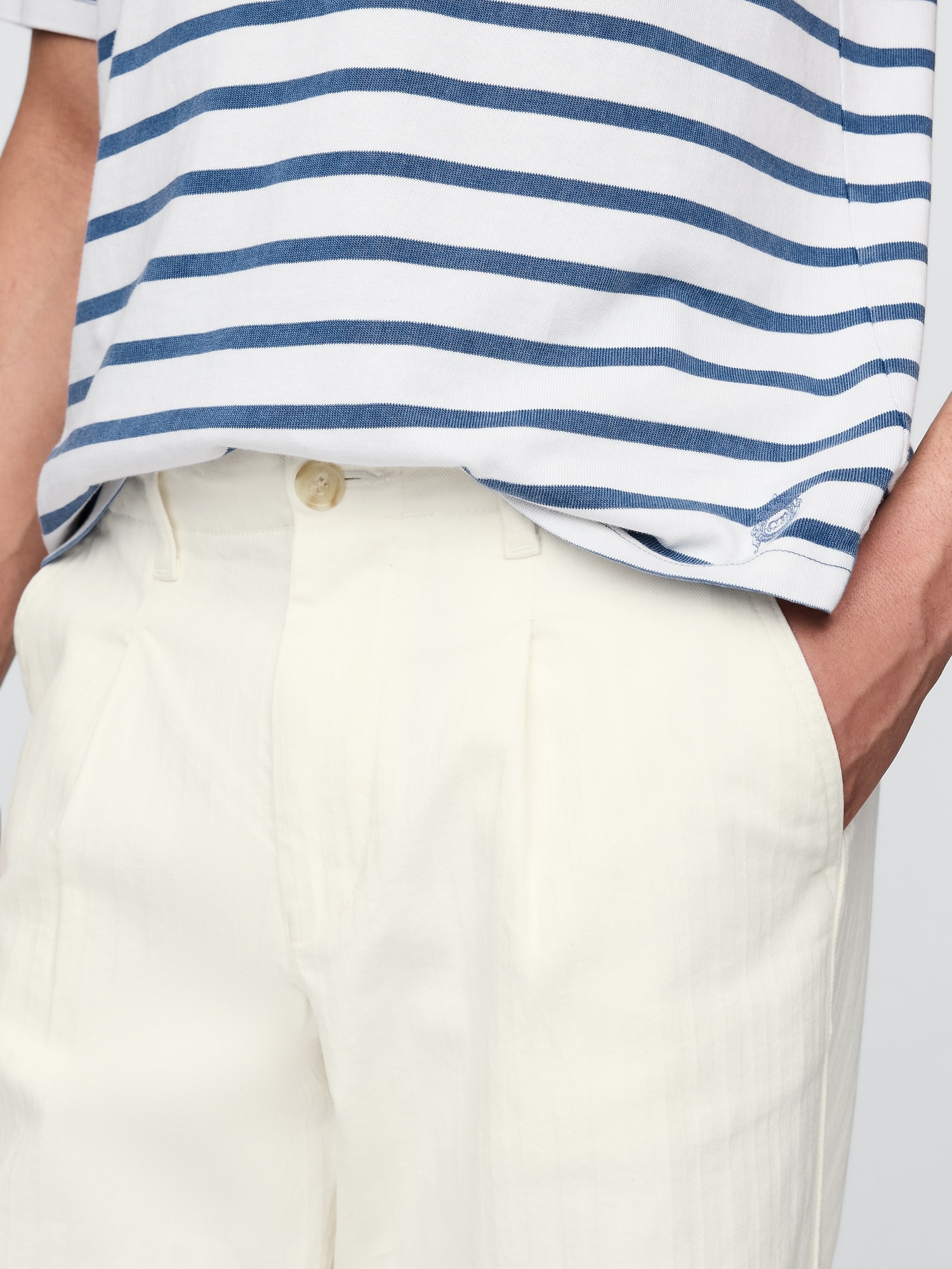 Gap × DÔEN プリーツ デニムトラウザー（ユニセックス）-1